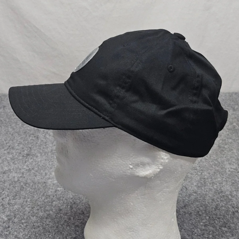 Adidas Golf Hat‎ Black Baseball Cap Adjustable Strapback Metal Buckle Athleisure